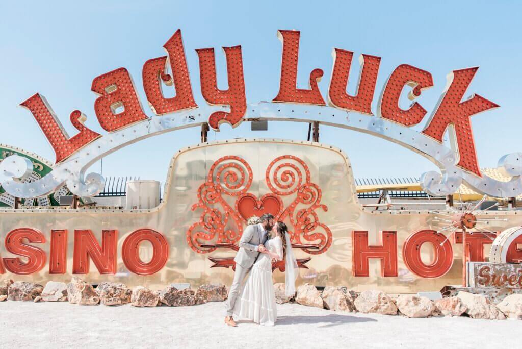 Neon Museum wedding location