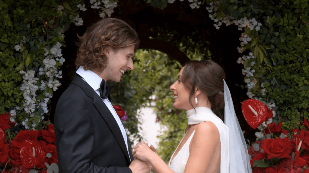 Chris and Natalie from the UK getting married